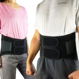 男女兼用のコルセット ハードデラックス・メッシュ ブラック