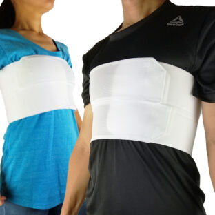 【約40％OFF】【当日発送】コルセット 「ライトバンド ホワイト」S ～ 4Lサイズ  胸用サポーター