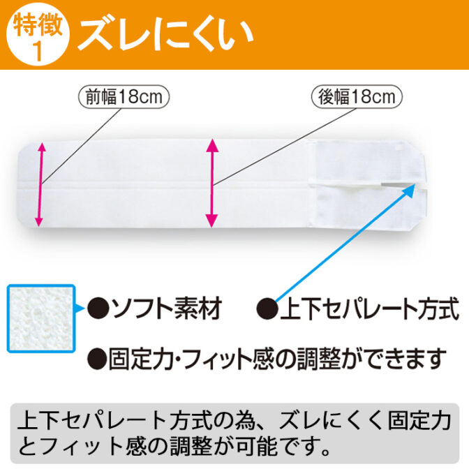 ライトバンド ホワイトの特徴1