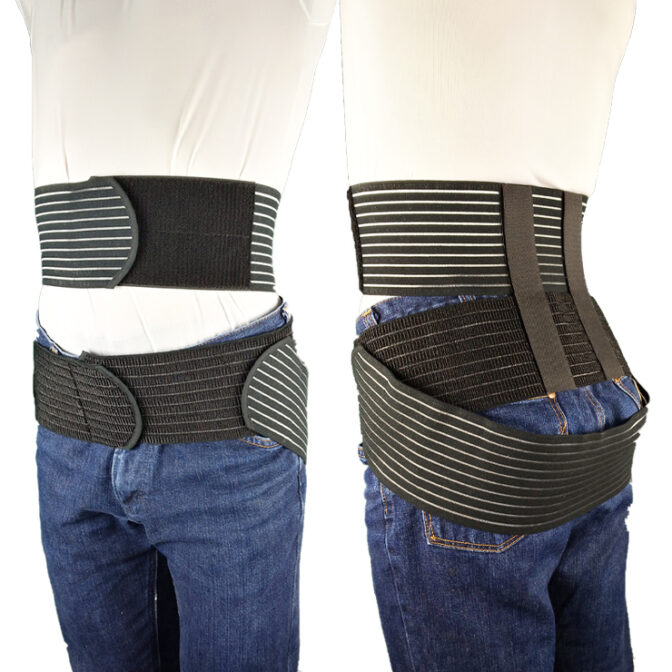 酒井慎太郎先生が考案した固定力や幅を自由にカスタマイズできるコルセット「さかい式3WAY腰部固定帯」