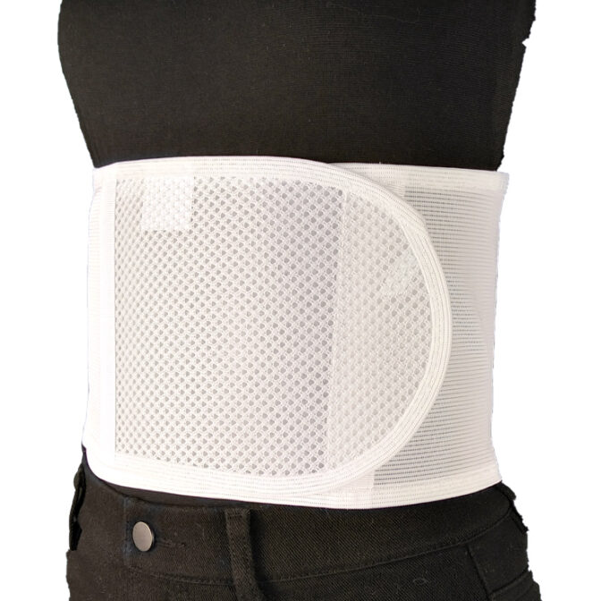 男女兼用の幅広・幅広で軽め設計の腰痛ベルト ワイドライトベルト メッシュ