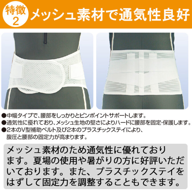 固定力と動きやすさのベストバランスな腰痛ベルト スーパーDX