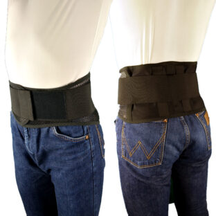 【約45％OFF】コルセット 「プロフィット・メッシュ ブラック プラスチックステイ」  S ～ 4Lサイズ 腰痛ベルト 腰用サポーター 骨盤ベルト 骨盤バンド