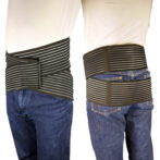 腰椎から骨盤まで幅広く固定できる腰痛ベルト クロスベルト メッシュ