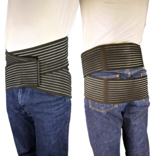 【約40％OFF】コルセット 「クロスベルト・メッシュ ブラック」  S ～ 4Lサイズ 腰痛ベルト 腰用サポーター 骨盤ベルト 骨盤バンド