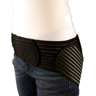 【約43％OFF】コルセット 「プラスウエスト・フリー ブラック」  S ～ 4Lサイズ 腰痛ベルト 腰用サポーター 骨盤ベルト 骨盤バンド