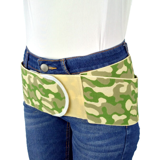 二重ベルトをずらして骨盤と腰椎を同時固定できる腰痛ベルト プラスウエスト・フィールド