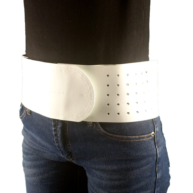 二重ベルトをずらして骨盤と腰椎を同時固定できる腰痛ベルト プラスウエスト・ラバー