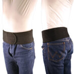 スポーツや仕事中に便利なサイズ間違いしにくい腰痛ベルト 丸サポートバンド・メッシュ フリー