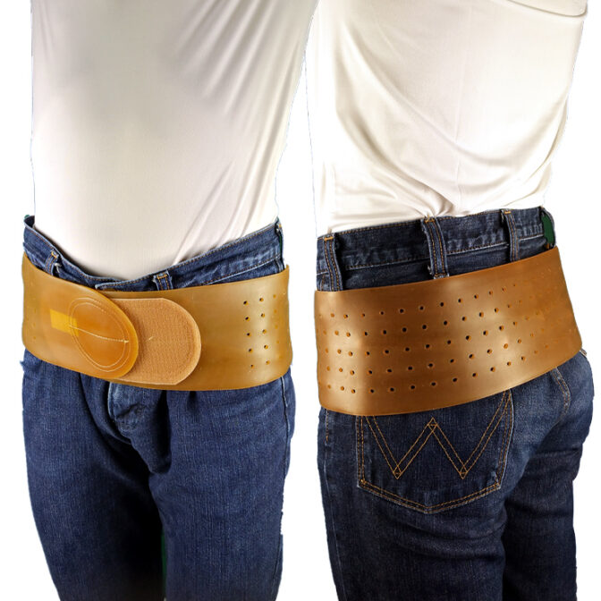 厚さ3mmでがっちり強く固定できる骨盤ベルト 丸型骨盤バンド ハード