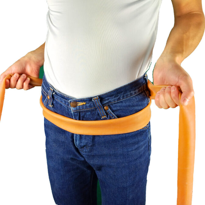 用途は色々！骨盤ベルトやエクササイズバンドに 万能ゴムチューブ